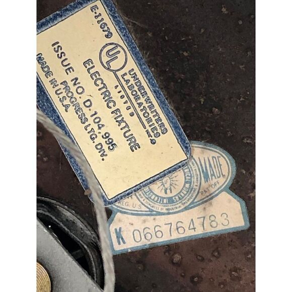 Vintage Mid Century Brass Octagon Diamond Hanging Glass Light Fixture Pendant - Picture 13 of 15